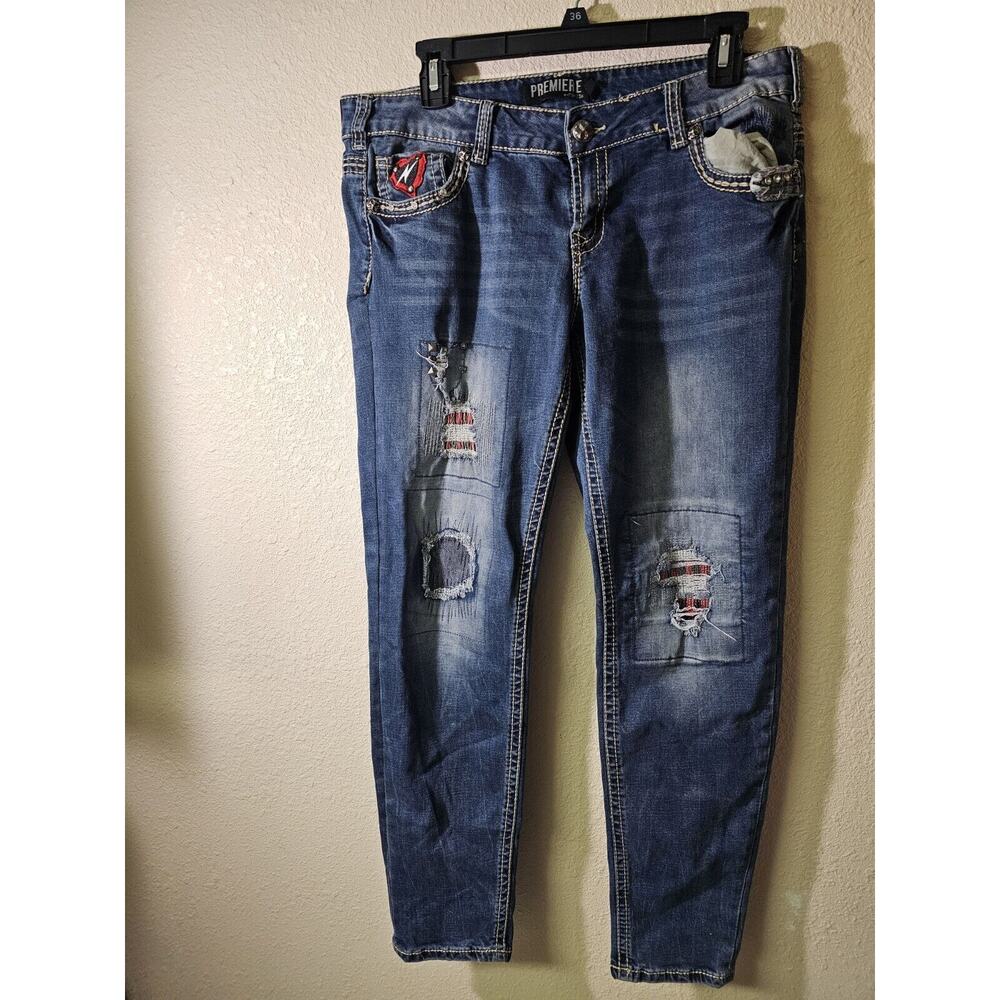Premiere by Rue21 Low Rise Skinny Jeans, Womens Size 11/12 R J903
